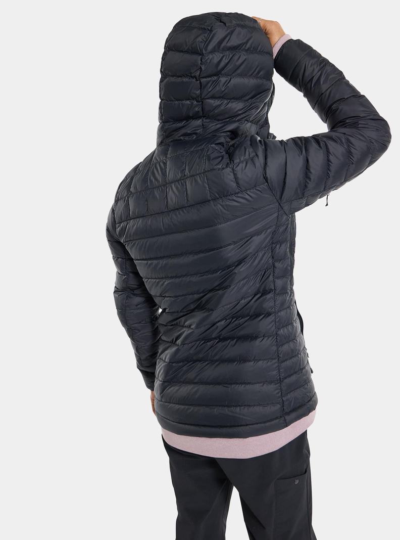 Burton Stredne-Heat S Kapucňou Down Insulated Zimní Bunda Damske Čierne | 78093-UEGH