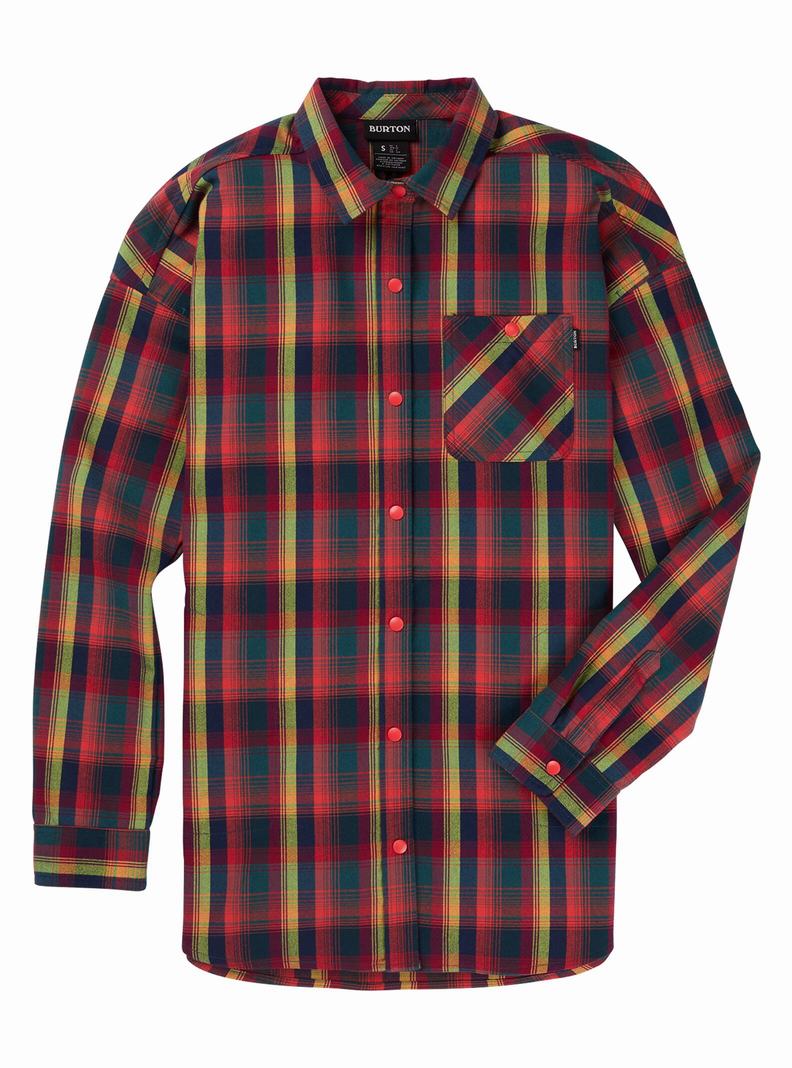 Burton Stretch Grace Performance Flannel Košele Damske Ruzove | 25903-XUEP