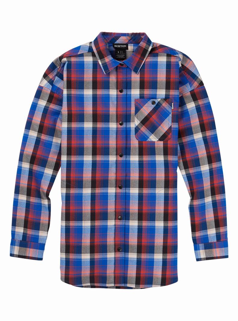 Burton Stretch Grace Performance Flannel Košele Damske Modre | 62954-JCZK