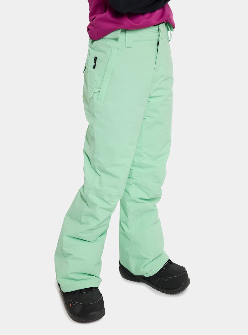 Burton Sweetart 2L Snowboardove Nohavice Detske Zelene | 42570-YFJM