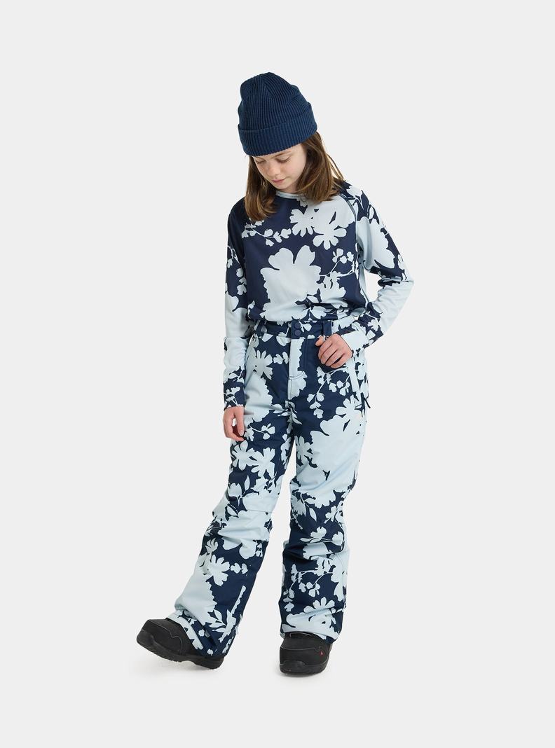 Burton Sweetart 2L Snowboardove Nohavice Detske Modre Hnede | 45709-BTZX