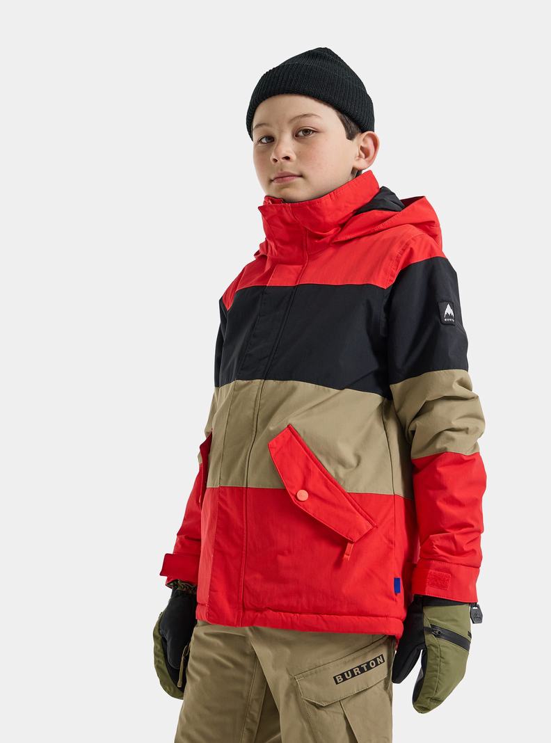 Burton Symbol Zimní Bunda Detske Ruzove Čierne | 12368-SMYG