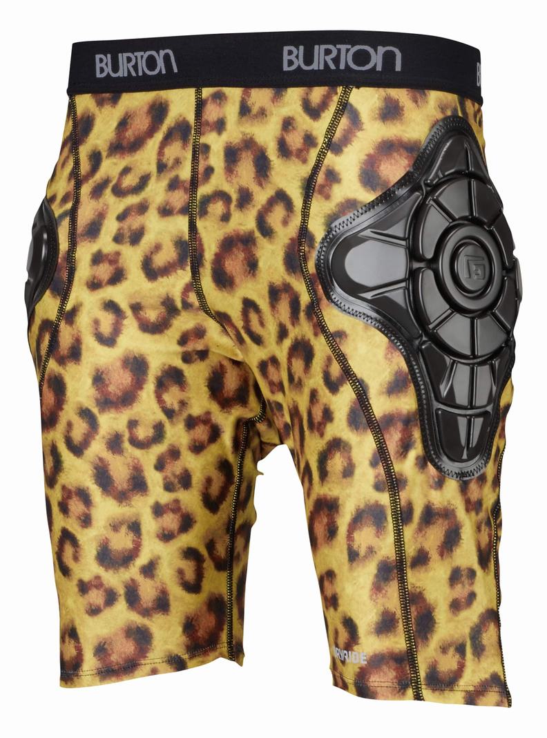Burton Total Impact Kratke, Protected by G-Form™ Ochranné vybavenie Damske Leopardie | 53684-QNVT