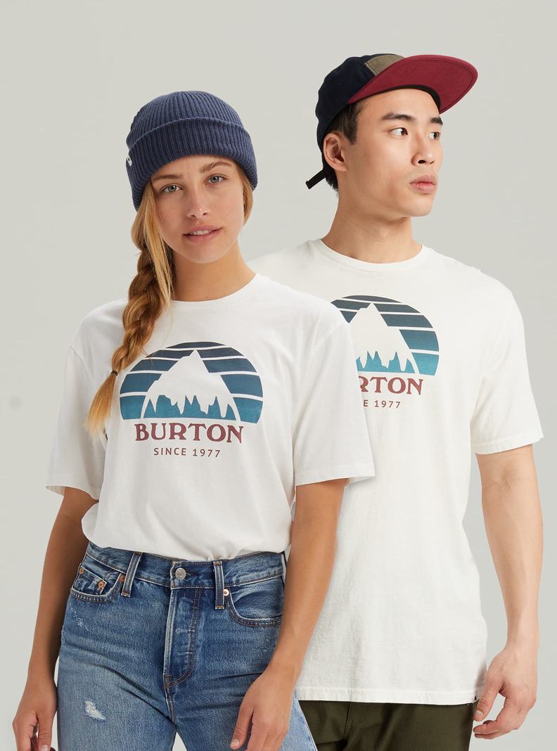 Burton Underhill Kratke Sleeve Tričko Damske Biele | 01648-HNUR
