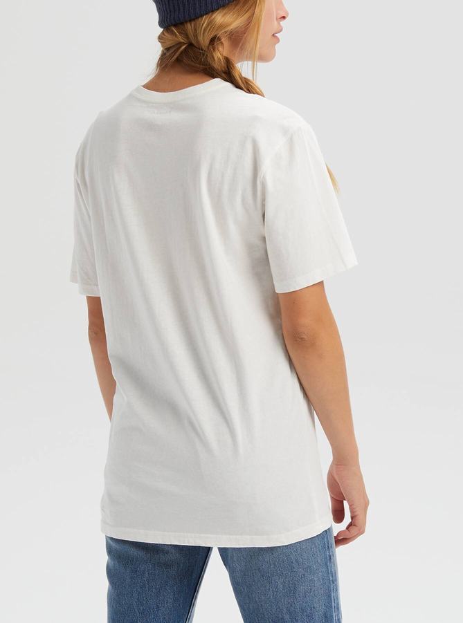 Burton Underhill Kratke Sleeve Tričko Damske Biele | 01648-HNUR