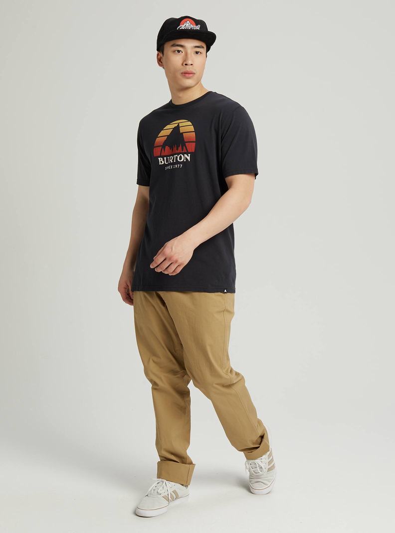 Burton Underhill Kratke Sleeve Tričko Damske Čierne | 95480-AIUM