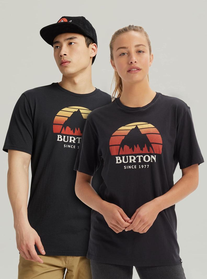 Burton Underhill Kratke Sleeve Tričko Damske Čierne | 95480-AIUM