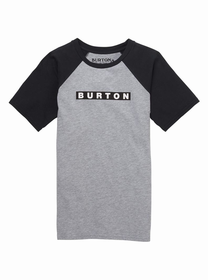Burton Vault Kratke Sleeve Tričko Detske Siva | 02147-IQBV