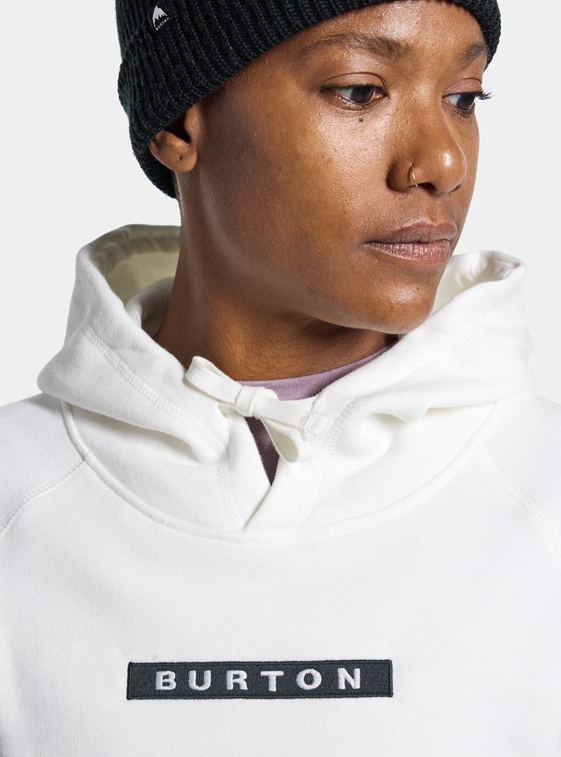 Burton Vault Pullover Mikina Damske Biele | 92716-UKFQ