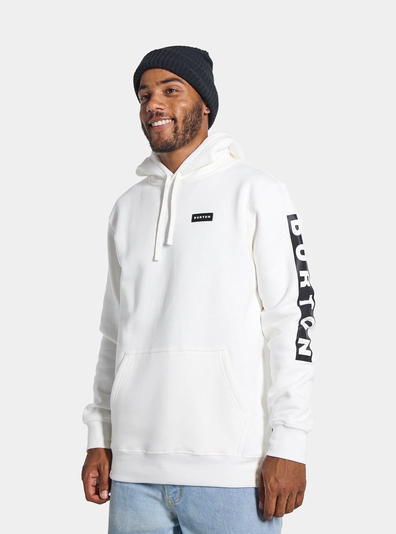 Burton Vault Pullover Mikina Panske Biele | 35768-YSAE