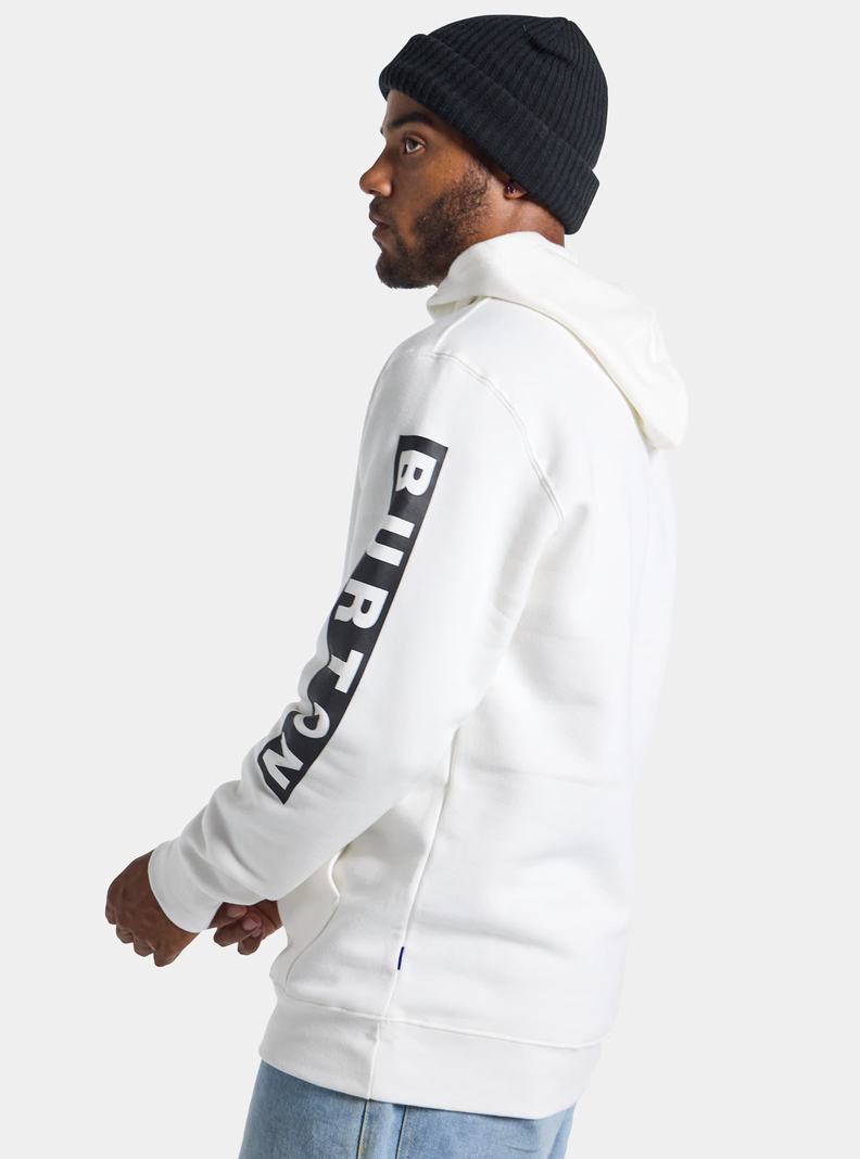 Burton Vault Pullover Mikina Panske Biele | 35768-YSAE