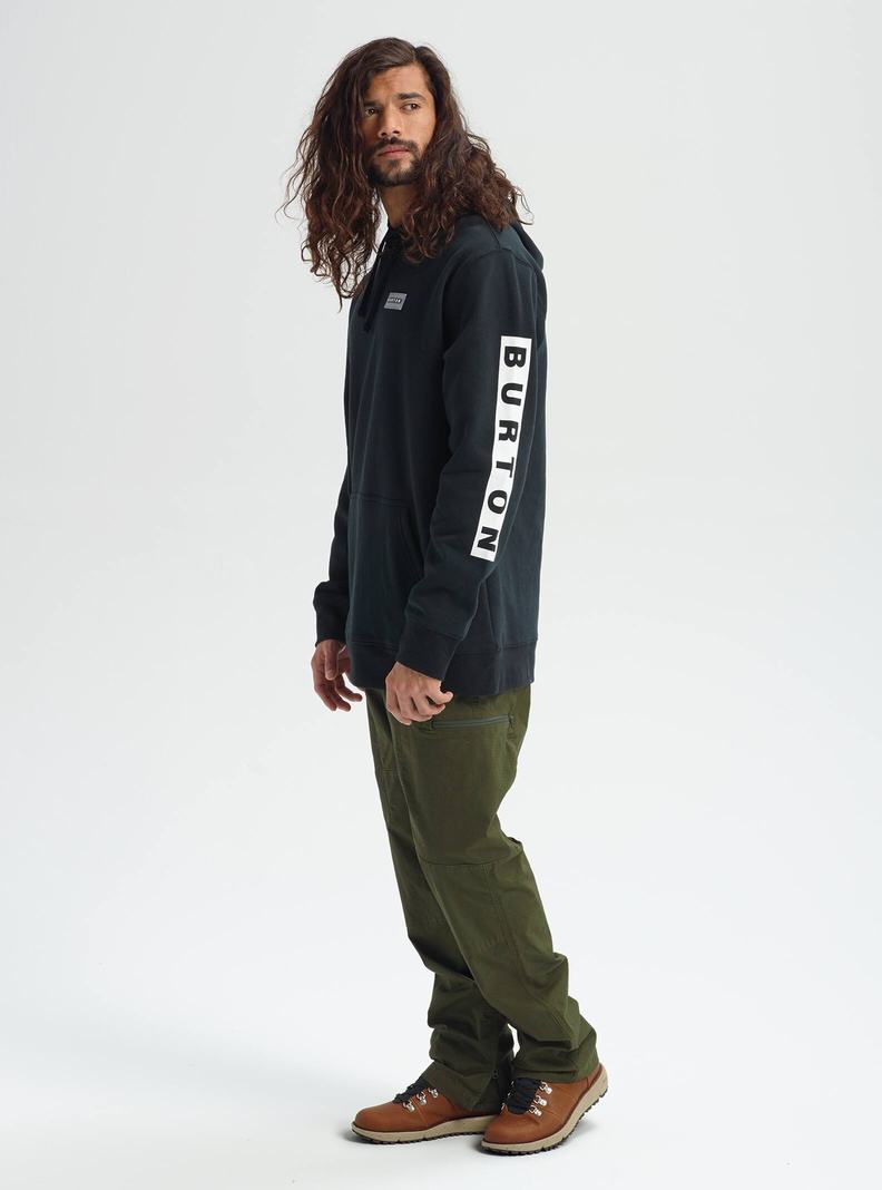 Burton Vault Pullover Mikina Panske Čierne | 68057-OYLN