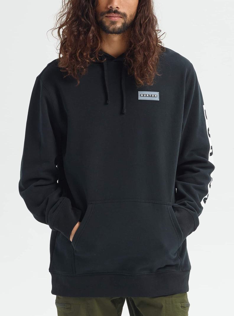 Burton Vault Pullover Mikina Panske Čierne | 68057-OYLN