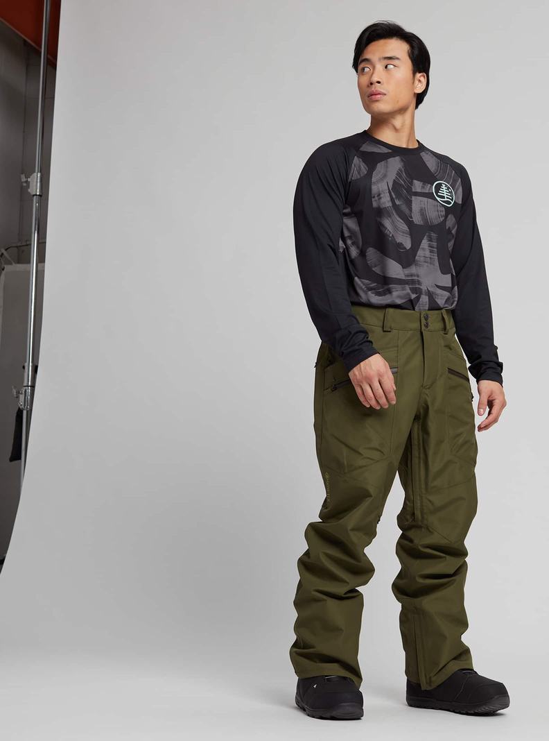 Burton Vent GORE-TEX 2L Snowboardove Nohavice Panske Tmavo Zelene | 98203-CJKM