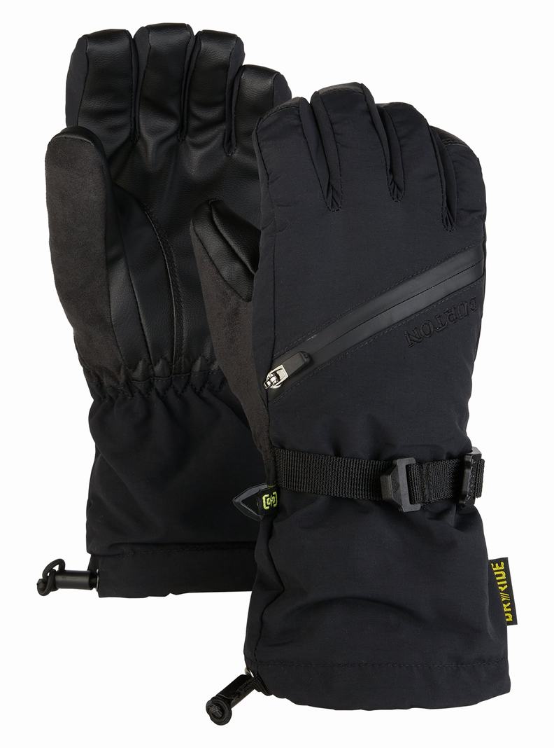 Burton Vent Rukavice Detske Čierne | 35748-TMWF