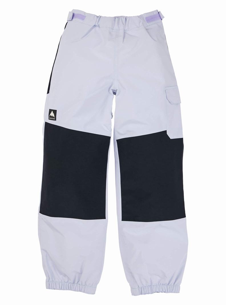 Burton Veridry 2.5L Rain Snowboardove Nohavice Detske Biele Čierne | 98420-DBYI