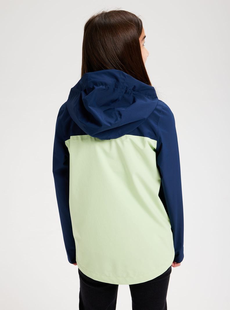 Burton Veridry 2.5L Rain Zimní Bunda Detske Modre Svetlo Zelene | 41296-ZTRG