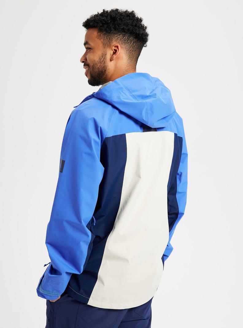 Burton Veridry GORE-TEX 2L Rain Zimní Bunda Panske Modre Strieborne Zelene | 04391-IULR