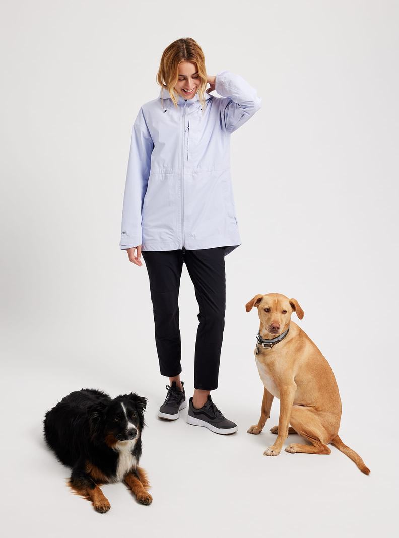 Burton Veridry GORE-TEX Rain Parka Zimní Bunda Damske Biele | 60842-ZHMC