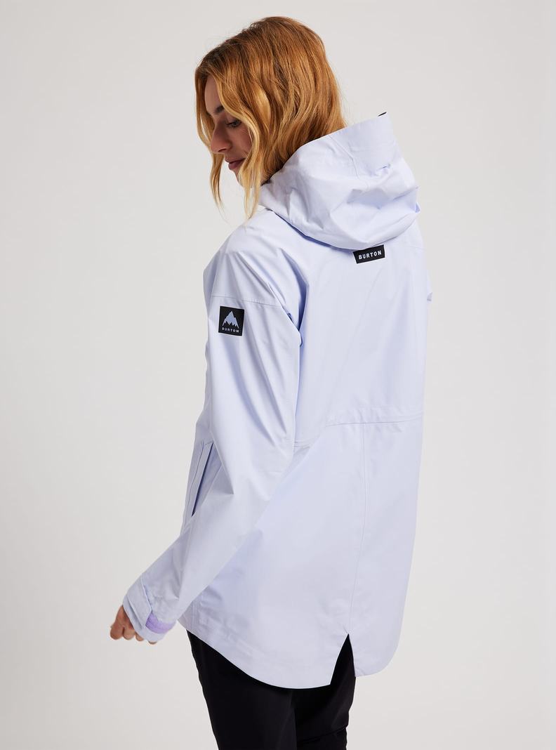 Burton Veridry GORE-TEX Rain Parka Zimní Bunda Damske Biele | 60842-ZHMC