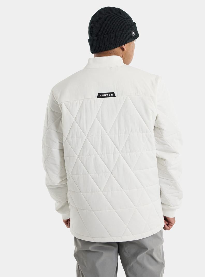 Burton Versatile Heat Insulated Zimní Bunda Panske Biele | 74381-GTNE