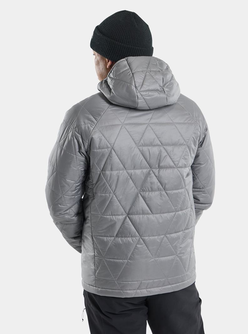 Burton Versatile Heat S Kapucňou Syntetická Insulated Zimní Bunda Panske Siva | 27056-MDFA