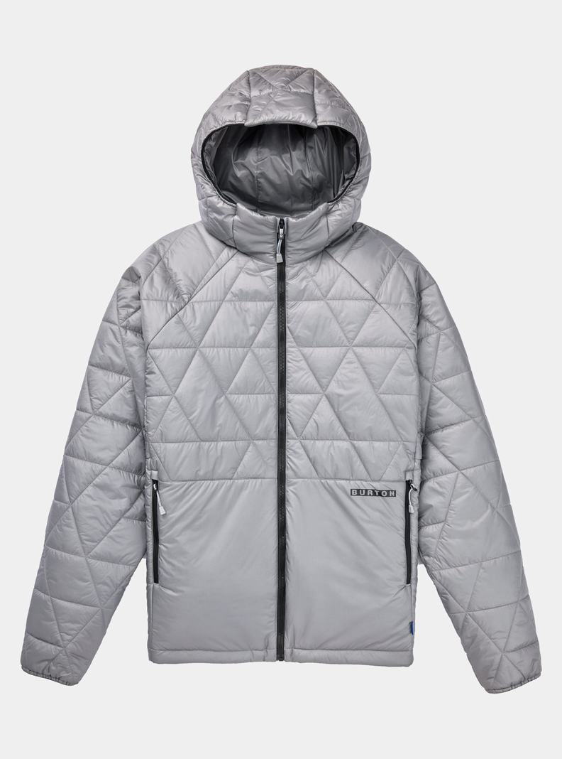Burton Versatile Heat S Kapucňou Syntetická Insulated Zimní Bunda Panske Siva | 27056-MDFA