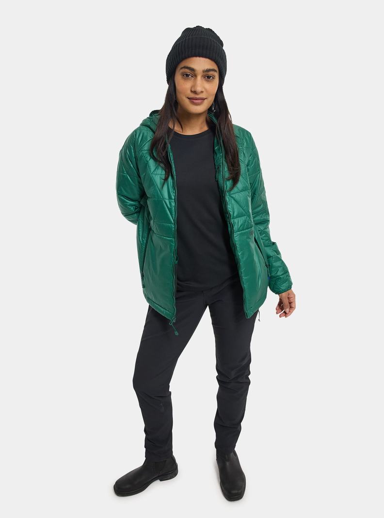 Burton Versatile Heat S Kapucňou Syntetická Insulated Zimní Bunda Damske Hnede | 64890-XLYT