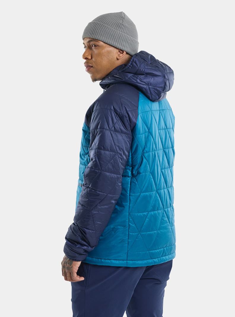 Burton Versatile Heat S Kapucňou Syntetická Insulated Zimní Bunda Panske Modre | 71284-QXMV