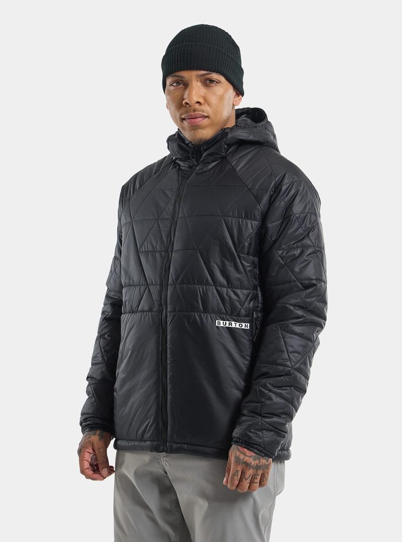 Burton Versatile Heat S Kapucňou Syntetická Insulated Zimní Bunda Panske Čierne | 75820-ECNB