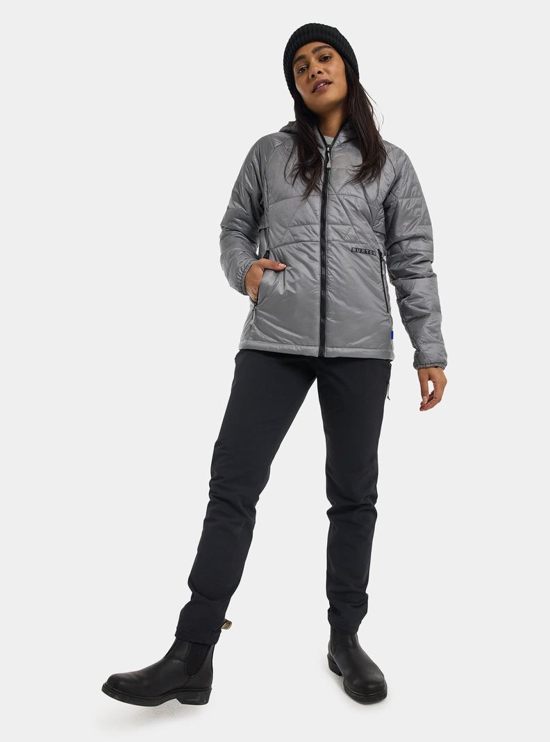 Burton Versatile Heat S Kapucňou Syntetická Insulated Zimní Bunda Damske Siva | 86025-BXEQ