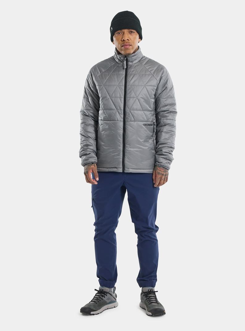 Burton Versatile Heat Syntetická Insulated Zimní Bunda Panske Siva | 84039-KZRE