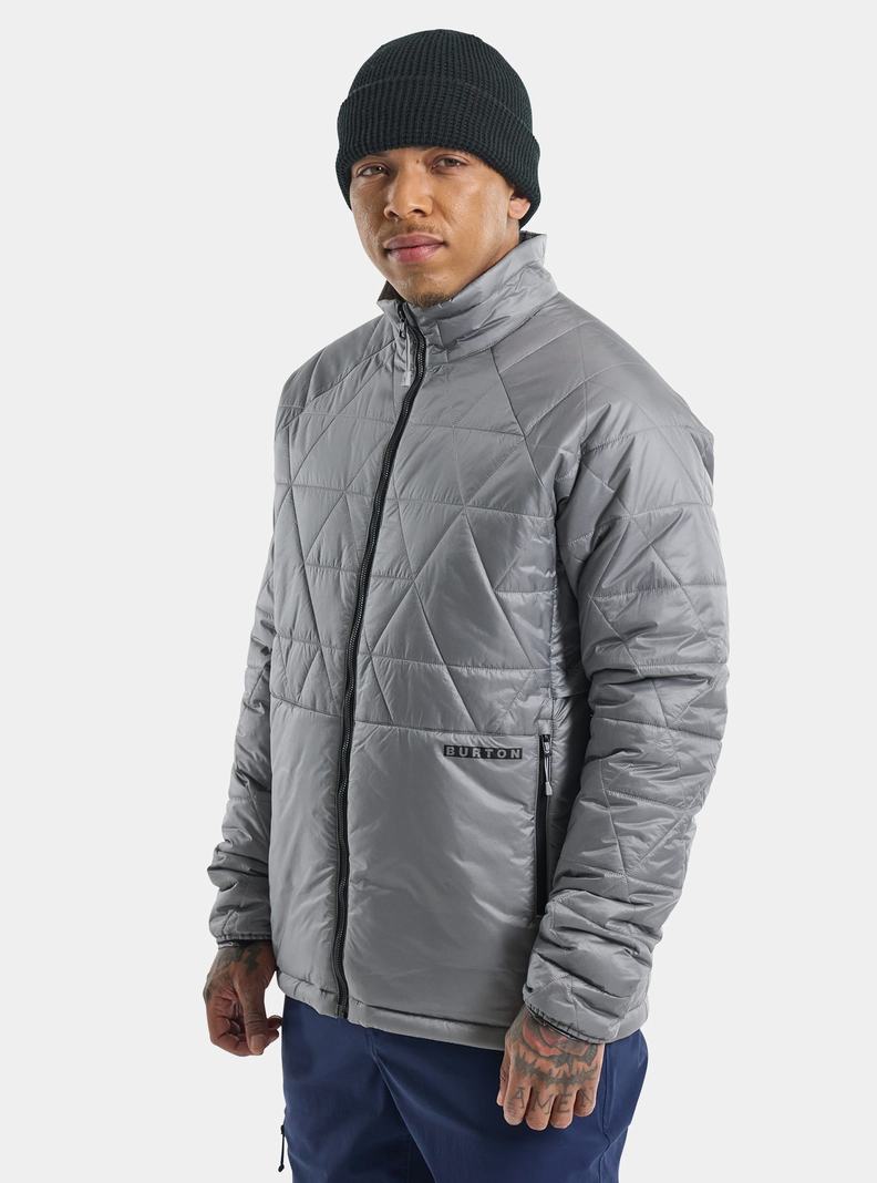 Burton Versatile Heat Syntetická Insulated Zimní Bunda Panske Siva | 84039-KZRE