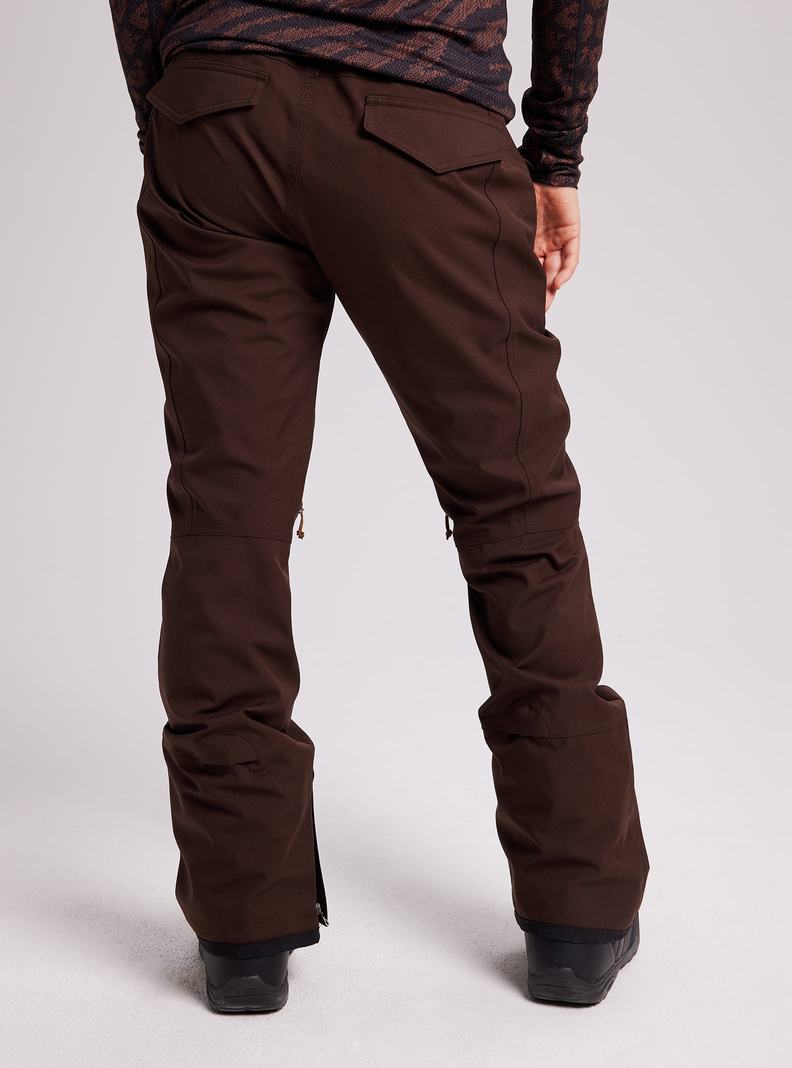 Burton Vida Snowboardove Nohavice Damske Hnede | 61502-BVMG