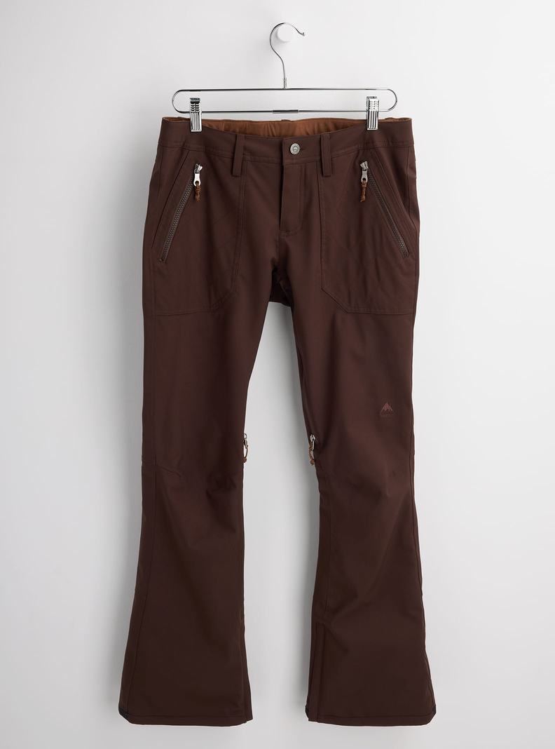 Burton Vida Snowboardove Nohavice Damske Hnede | 61502-BVMG