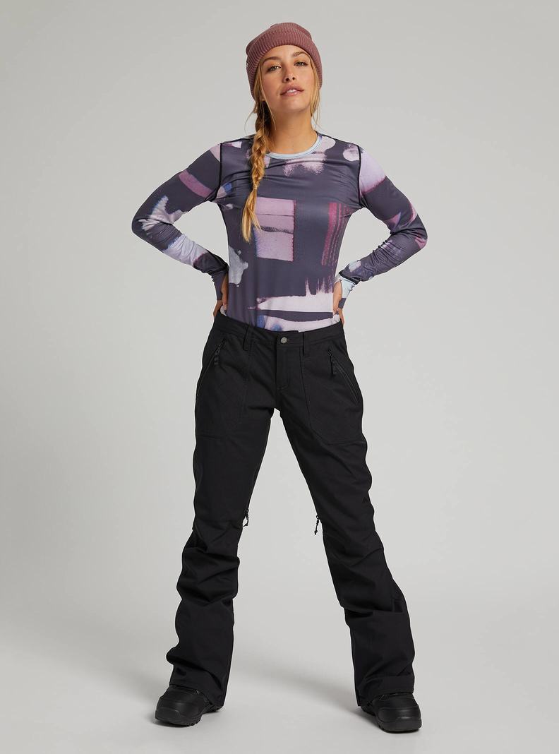 Burton Vida Snowboardove Nohavice Damske Čierne | 96783-CTJL