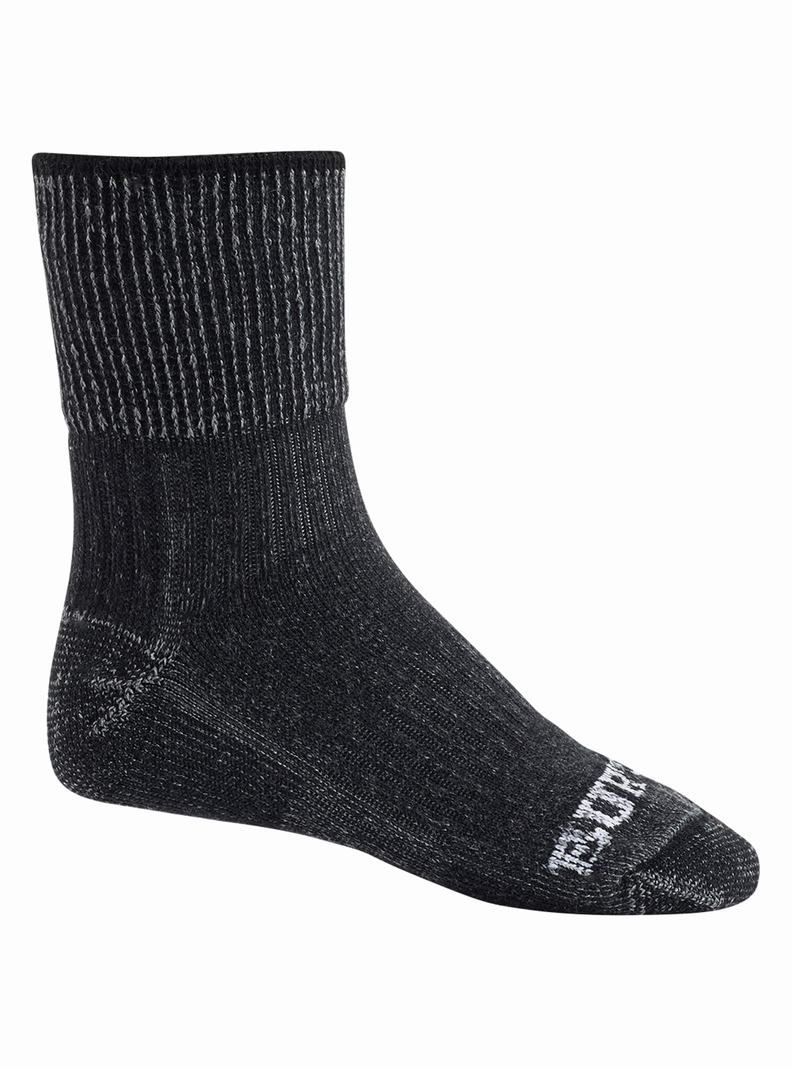 Burton Vlna Hiker Snowboardové Ponožky Panske Čierne | 52643-SFHW
