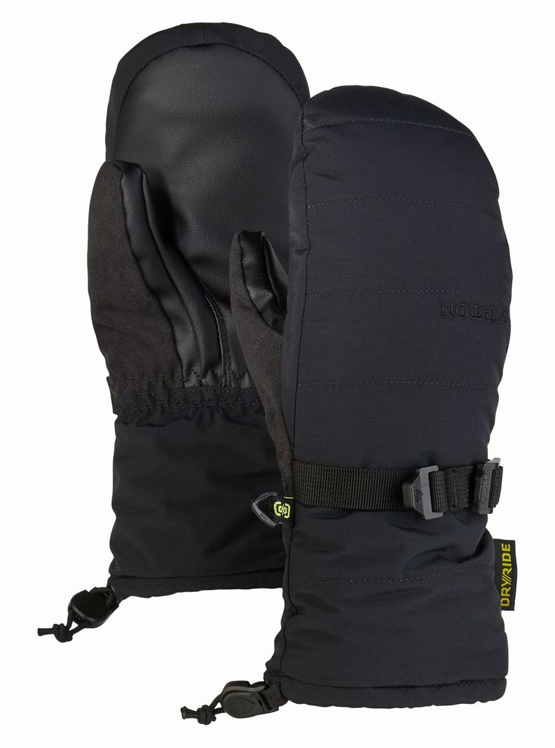 Burton Warmest Rukavice Detske Čierne | 59360-JMEG