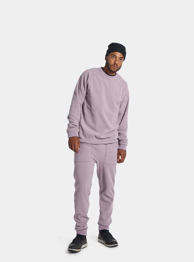 Burton Westmate Crewneck Fleece Mikina Panske Lavendel | 45902-IAQJ