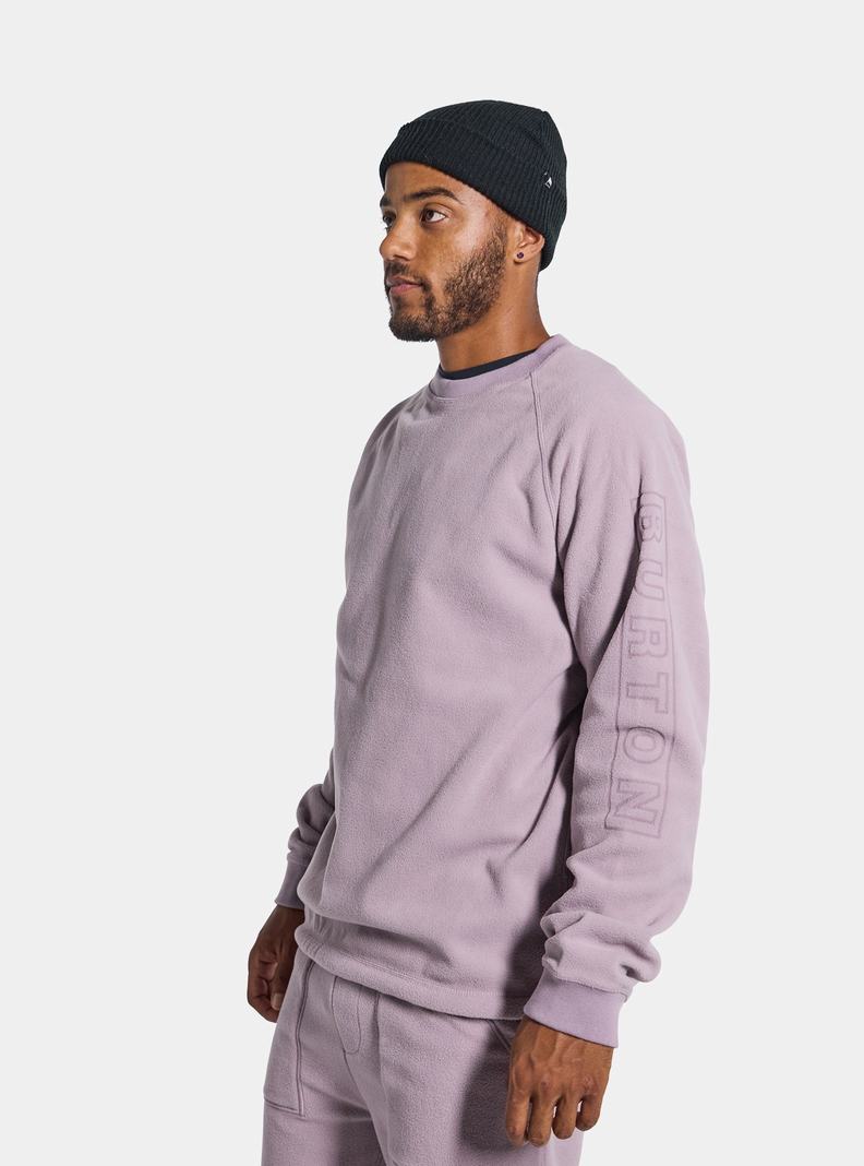 Burton Westmate Crewneck Fleece Mikina Panske Lavendel | 45902-IAQJ