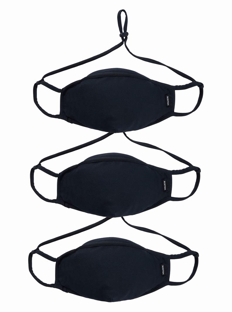 Burton Wicking 3-Pack Masky Panske Čierne | 07196-JFVY