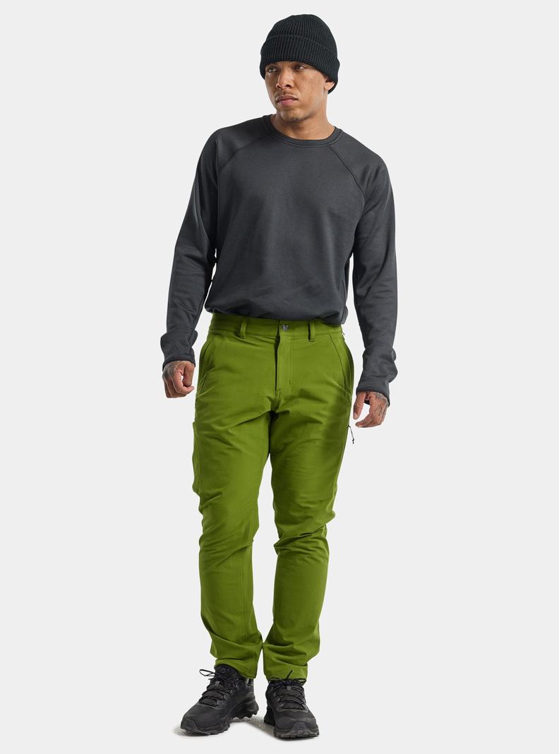 Burton Zimná Shelter Brushed Nohavice Panske Zelene | 63978-DVQT