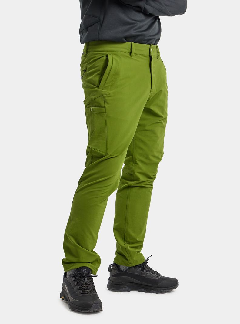 Burton Zimná Shelter Brushed Nohavice Panske Zelene | 63978-DVQT
