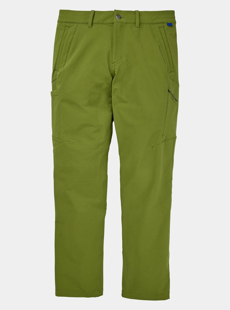 Burton Zimná Shelter Brushed Nohavice Panske Zelene | 63978-DVQT