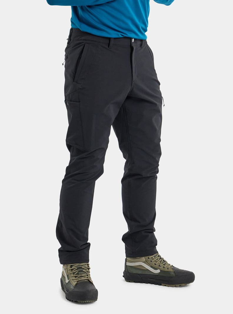 Burton Zimná Shelter Brushed Nohavice Panske Čierne | 96837-TFHE