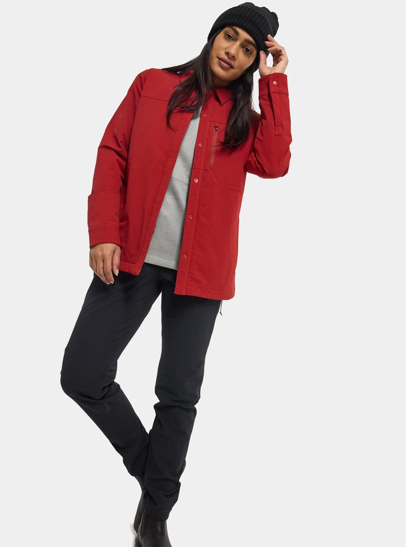 Burton Zimná Shelter Three-In-One Top Košele Damske Červené | 83620-RLUJ