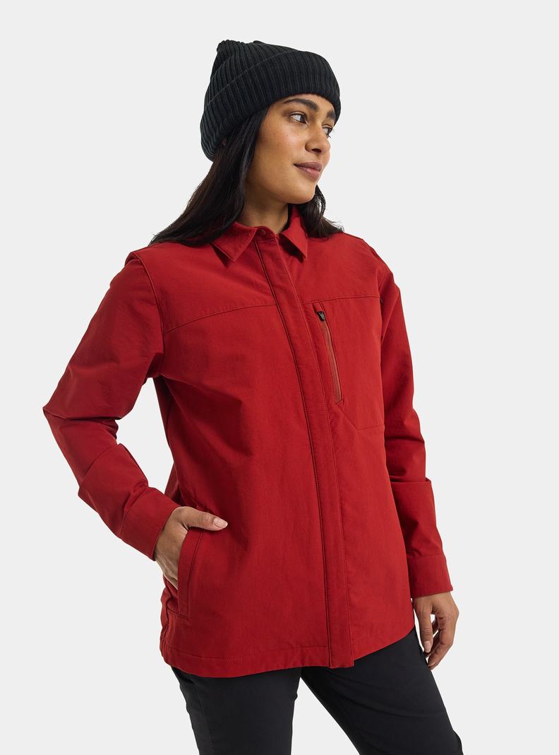 Burton Zimná Shelter Three-In-One Top Košele Damske Červené | 83620-RLUJ