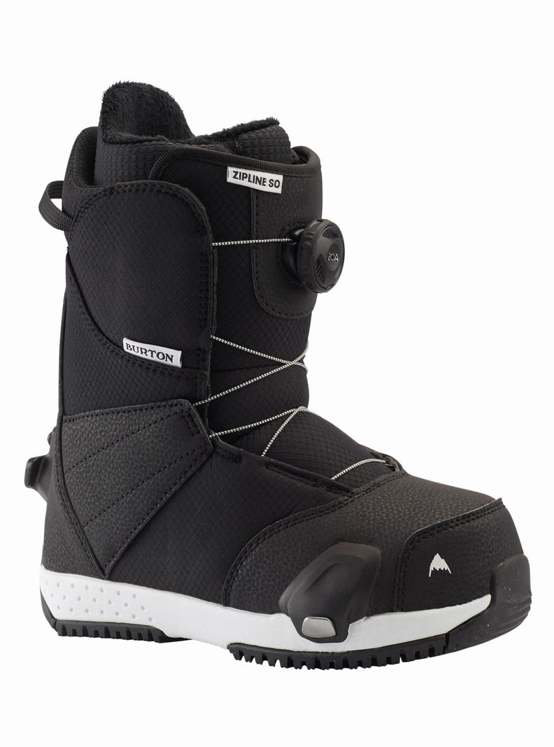 Burton Zipline Step On® Snowboardové Topánky Detske Čierne | 61850-LBED
