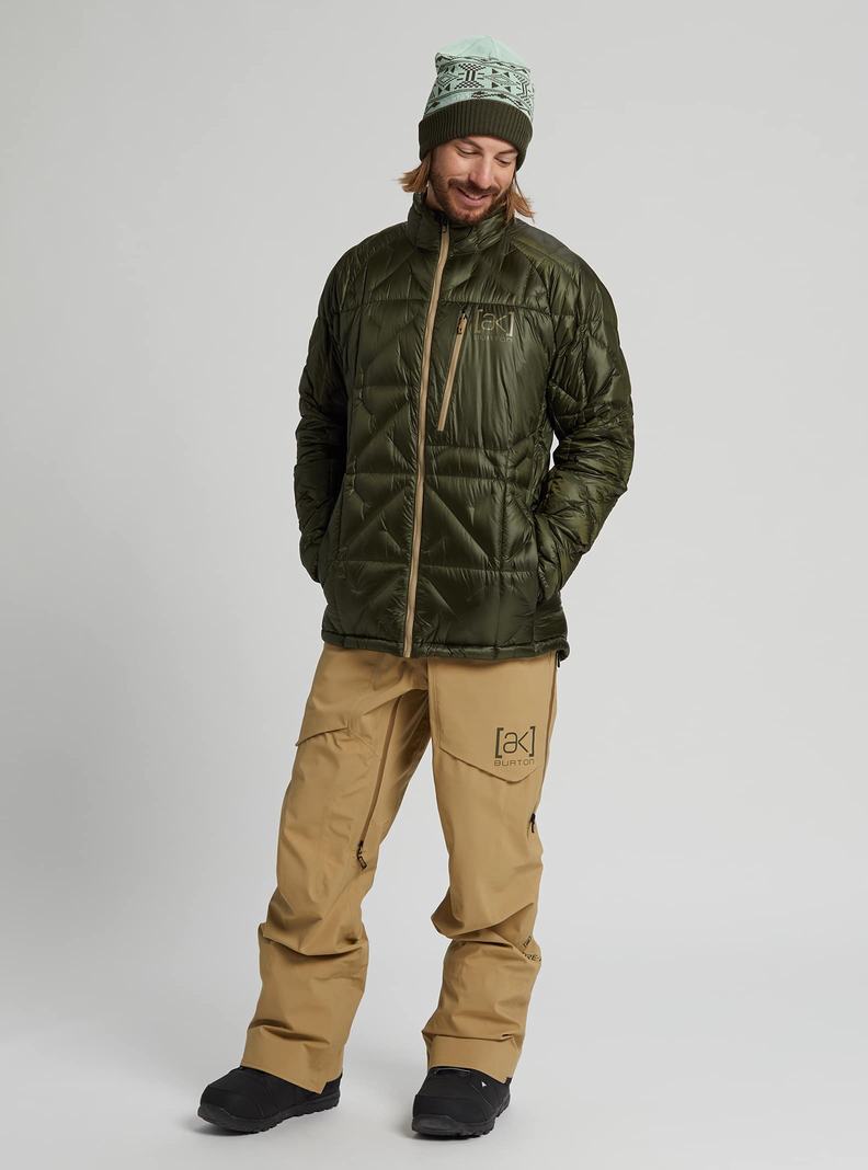 Burton [ak] Baker Down Zimní Bunda Panske Tmavo Zelene | 97516-DXBF