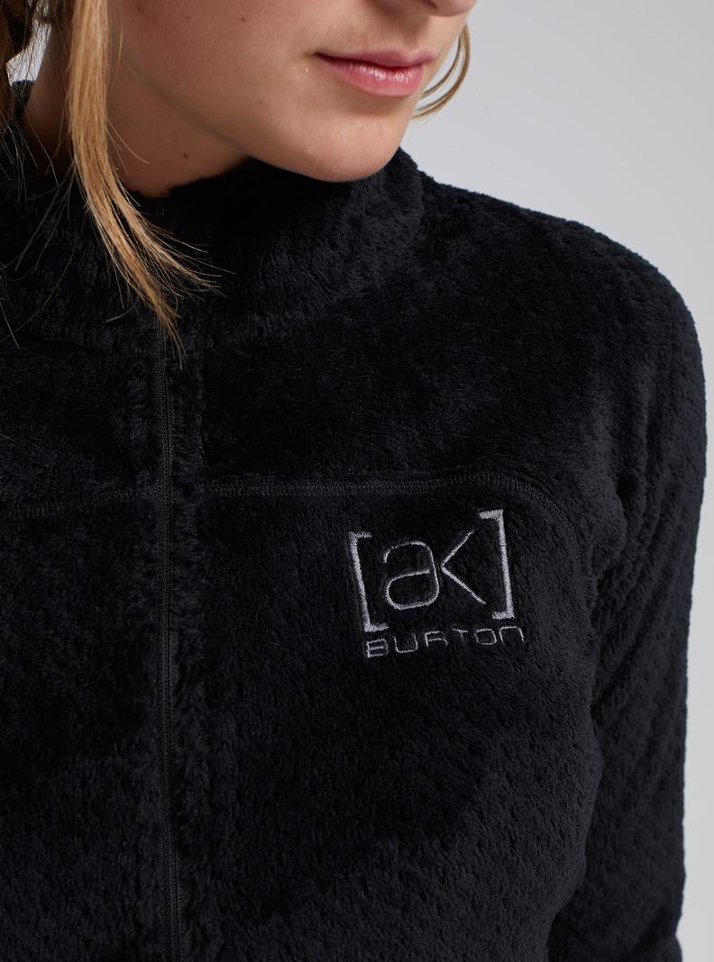 Burton [ak] Baker Hi-Loft™ Quarter-Zip Fleece Mikina Damske Čierne | 61928-ZKGD